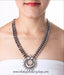 handpainted Ganesha sterling silver necklace shop online