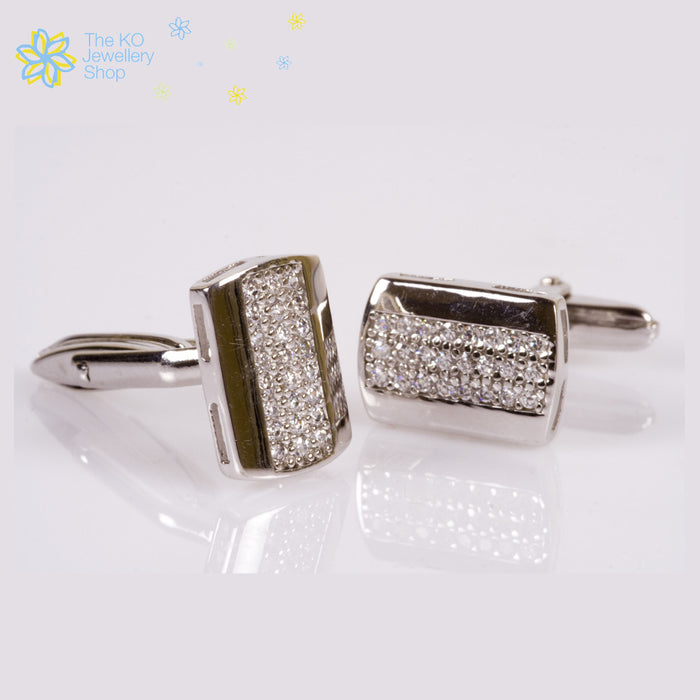 The Sparkle cufflinks - KO Jewellery