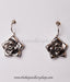 office wear rose silver earrings for women shop online