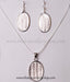 Shop online for women’s silver office wear pendant set