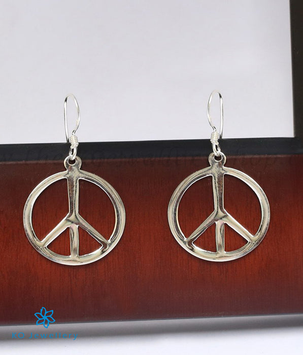 The Silver Peace Earrings