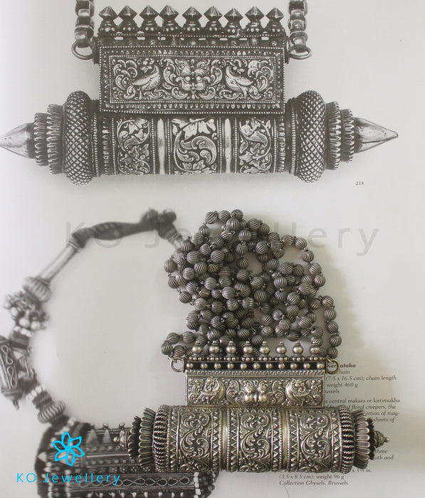 The Purvika Silver Antique Amulet Pendant