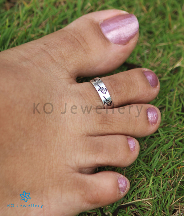 The Rosa Silver Toe-Rings
